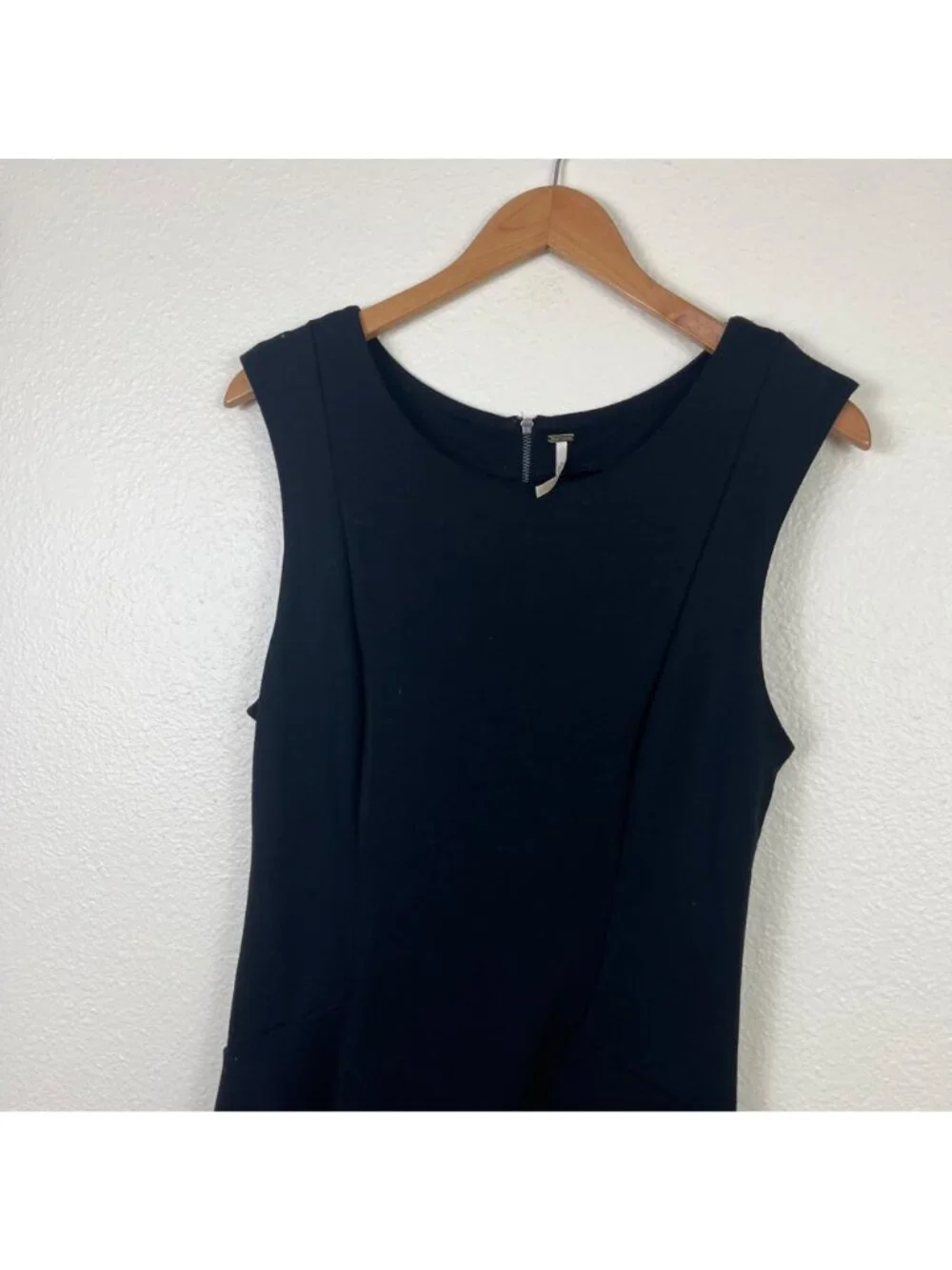 Free People Cha Cha Mini Sleeveless Skater Dress Black Women’s Size M